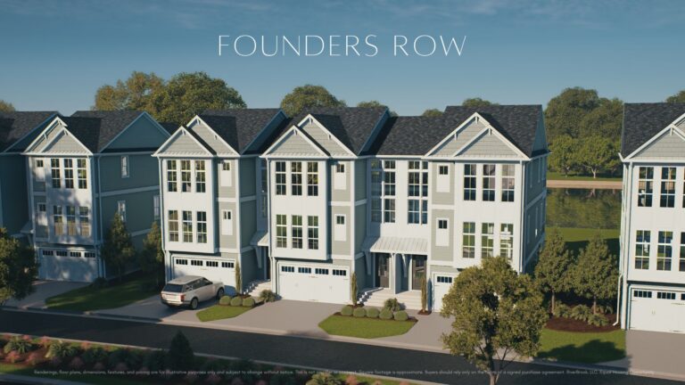 artist rendering of the Townhomes